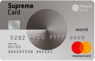 supreme card world premium kreditkort